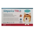 Таблетки від бліх, кліщів та гельмінтів для собак Simparica TRIO від 10 до 20 кг 3 таблетки (10024337)