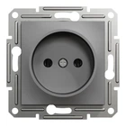 Розетка Schneider Electric ASFORA без заземлення антрацит (EPH3000171)