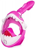 Маска для снорклинга TSUNAMI Shark полнолицевая, детская Pink (P-5905973405430)
