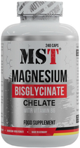 Бисглицинат магния MST Magnesium Bisglycinate With Vitamin B6 240 caps