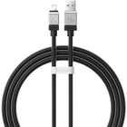 USB кабель Baseus CoolPlay Series Fast Charging Cable USB to iP 2.4A 1m Black CAKW000401