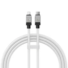 PD кабель Baseus CoolPlay Series Fast Charging Cable Type-C to iP 20W 1m White CAKW000002