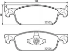 Тормозные колодки BREMBO P68065 Renault Clio, Logan, Sandero; Dacia Logan 410605536R, 410604682R, 8660005291