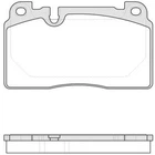 Тормозные колодки ROADHOUSE 2152700 Audi A7, Q5, A6 8R0698151D, 8R0698151E, 8R0698151G