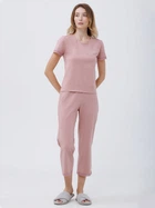 Женская пижама с коротким рукавом и капрями Roksana 1765 L