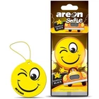 Освежитель воздуха AREON сухой листик Smile Dry Vanilla Black