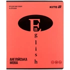 Зошит предметний Kite Bright 48 аркушів, лінія, англійська мова K25-240-18