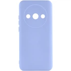 Чохол TPU GETMAN Liquid Silk Full Camera для Xiaomi Redmi A3 Бузковий / Light purple