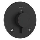Смеситель скрытого монтажа HANSGROHE ECOSTAT COMFORT 33715670, чорний матовий