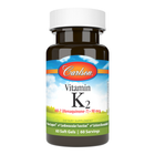 Вітамін K2, MK-7, 90 мкг, Vitamin K2 як MK-7, Carlson, 60 капсул