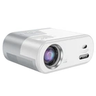 Проектор HOCO DT2 (Android, 1280×720р, Wi-Fi, Bluetooth 5.0, AV, USB, HDMI, AUX, YouTube, Netflix, Disney+, VLC) Білий