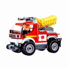 Конструктор SLUBAN M38-B0965 «Пожежна машина» 192 деталі, з фігурками, для дітей від 6 років, різнокольоровий