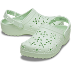 Женские сабо Crocs Classic Floral Cut-Out Clog 39 Светло-зеленый 210927