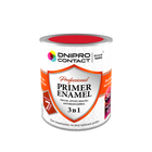 Грунт-эмаль 3 в 1, КРАСНАЯ, DNIPROCONTACT 0.9 кг