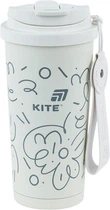 Термокружка Kite 550 мл белая (K25-1226-3)