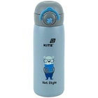 Термос з кнопкою Kite Hot style 430 мл, сірий K25-1221-3