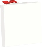 Перемикач 1-клавішний перехресний Schneider Electric Unica New 10А 2 модулі білий NU320518