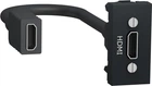 Розетка HDMI Schneider Electric Unica New 1 модуль антрацит NU343054