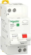 Диференціальний автомат Schneider Electric RESI9 40А 30мA 1P+N 6кA "С" тип АС R9D25640