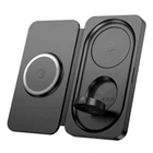 Заряджання Qi HOCO Triumph 3-in-1 travel folding wireless fast charger CQ13 |15W|