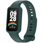 Силиконовый ремешок для фитнес браслетов Xiaomi Smart Band 9 Active Redmi Smart Band 3, Silicone, Dark Green, с удобной застёжкой, на фитнес трекер и смарт часы, ArmorStandart (ARM85580)