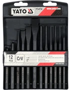 Набор пробойников и зубил YATO CRV 12 шт (YT-4714)
