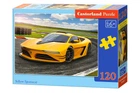 Кастор пазлы 120 midi "Жёлтый спортивный автомобиль" 32*23 B-13500