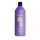 Шампунь Matrix для нейтрализации нежелательных желтых полутонов волос Total Results So Silver Shampoo 1000 мл