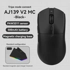 Игровая мышь AJAZZ AJ139 V2 MC (PAW3311, 12000 DPI, черная)