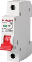 Автоматичний вимикач E.Next e.mcb.pro.60.1.B 10А 1P B 6кА (p041007)