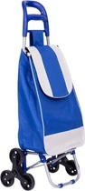 Wózek na zakupy ModernHome by Multistore 25 litrów na 6 kółkach Niebieski (5905817001965)