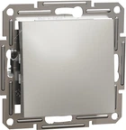 Перемикач 1-клавішний Schneider Electric Asfora самозажимний бронза EPH0400169