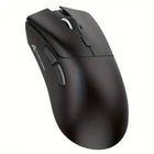 Черная игровая мышь ATTACK SHARK R1 (PAW3311, 18 000 DPI, 2.4G/Bluetooth/USB-C, 55 г)