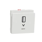Выключатель карточный Schneider Electric Unica New с подсветкой 2 модуля белый NU328318