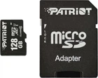 Карта памяти Patriot microSDXC 128GB UHS-I U1 + SD-адаптер (PSF128GMCSDXC10)
