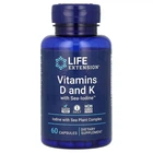 Вітамін D і K з морським йодом Vitamins D and K with Sea-Iodine Life Extension 60 капсул