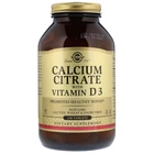 Цитрат Кальцію + Вітамін D3 Calcium Citrate with Vitamin D3 Solgar 240 таблеток