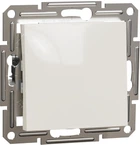 Перемикач 1-клавішний Schneider Electric Asfora кремовий без рамки EPH0470123