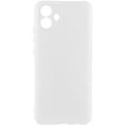Чехол TPU GETMAN Liquid Silk Full Camera для Samsung Galaxy A07 White
