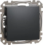 Вимикач кнопковий Schneider Electric Sedna Design Чорний SDD114111