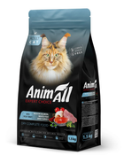Сухий корм для кішок AnimAll з лососем, білою рибою та свіжою індичкою