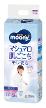 Підгузки-Трусики moony для дівчаток xxl 13-28 кг 26 шт (4903111211654)