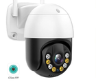 Беспроводная уличная камера WiFi ICSEE 4MP PTZ Черно-белая Управление с телефона