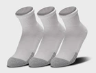 Носки UA Heatgear Quarter 3pk белый унисекс LG (1353262-100)