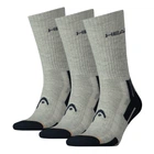 Шкарпетки Head PERFORMANCE CREW 3PPK UNISEX сірий, синій унісекс 35-38 (741020001-650)