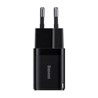 Сетевое зарядное устройство адаптер Baseus GaN3 Fast Charger 1C (CCGN010101) |1Type-C, 30W/3A, поддержка быстрой зарядки PD/QC, многоуровневая защита, универсальная совместимость, технология GaN3| Черный
