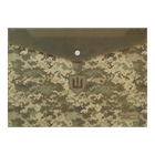 Папка на кнопці А4 BUROMAX 3943-04 MILITARY зелена (12) /BM.3943-04/