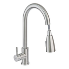 Кухонний змішувач з висувною лійкою MIXXUS SUS 014-B (SS0023)