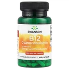 Витамин В12, Vitamin B-12, Swanson, 500 мкг, 100 капсул