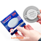Лампа светодиодная GX53 12W Luminaria LED 4200K (нейтральный белый свет) 1080Lm Ø74х29мм белая матовая